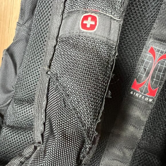 Wenger SwissGear Laptop‎ Backpack Black Travel School Bag Padded Computer NiSC - Picture 7 of 13